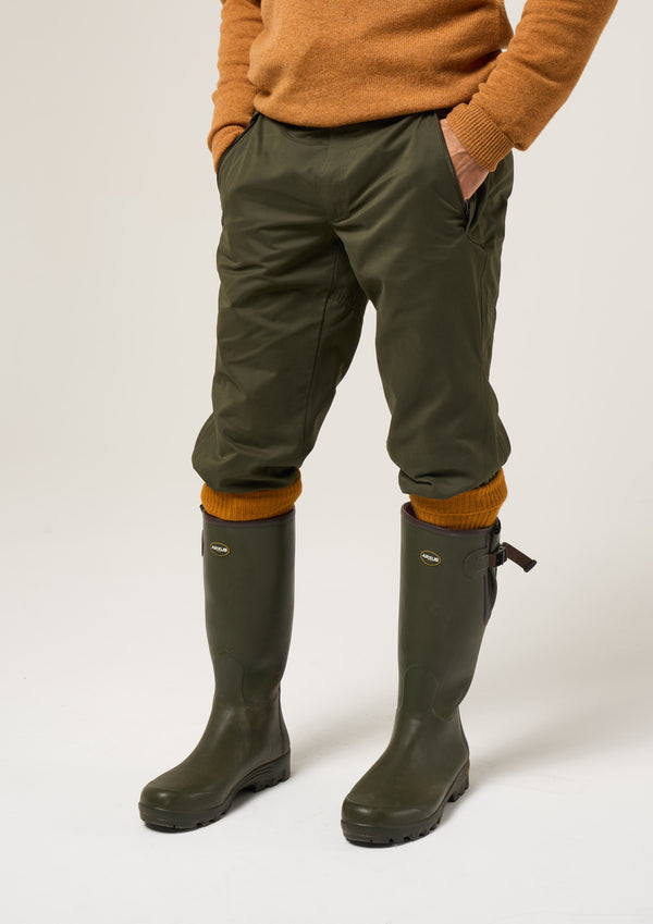 Alan Paine Milwood Men's Waterproof Shooting Breeks In Olive