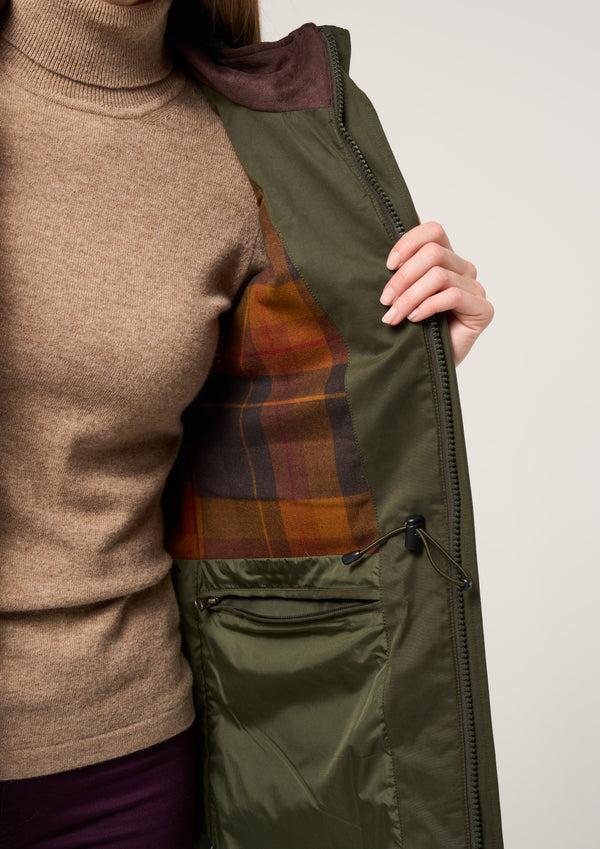 Alan Paine Milwood Women's Olive Jacket - Regular Fit