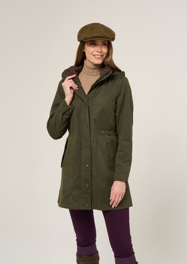 alan paine Milwood Women's Olive Jacket - Regular Fit