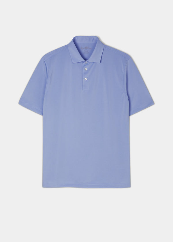 alan paine Rockbourne Performance Polo in Light Blue - Sports Fit