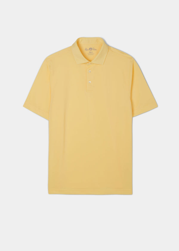 alan paine Rockbourne Performance Polo in Solar - Sports Fit