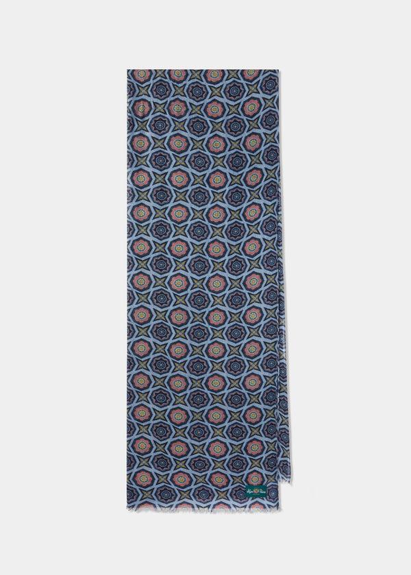 alan paine Rockfield Flower and Star Scarf In Silver