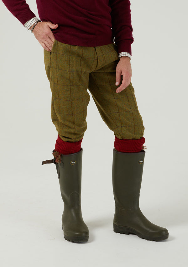 Alan Paine Rutland Men's Tweed Shooting Breeks In Lichen