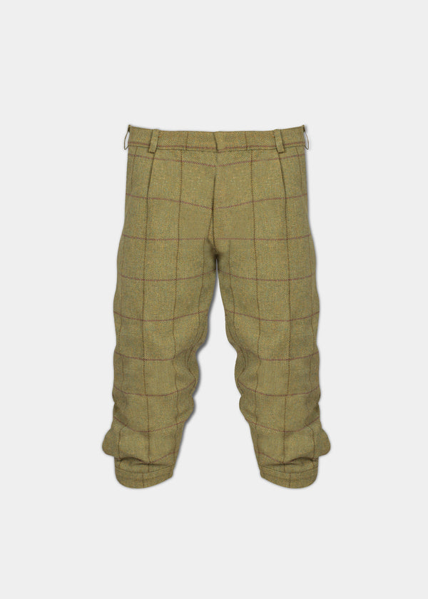 alan paine Rutland Men's Tweed Shooting Breeks In Lichen