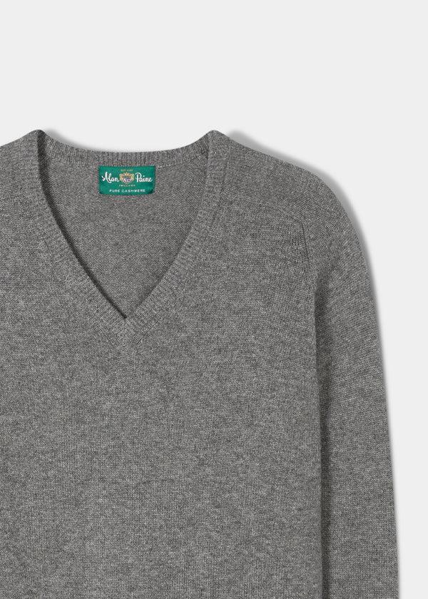 Alan Paine Selkirk Cashmere Jumper In Derby - Classic Fit