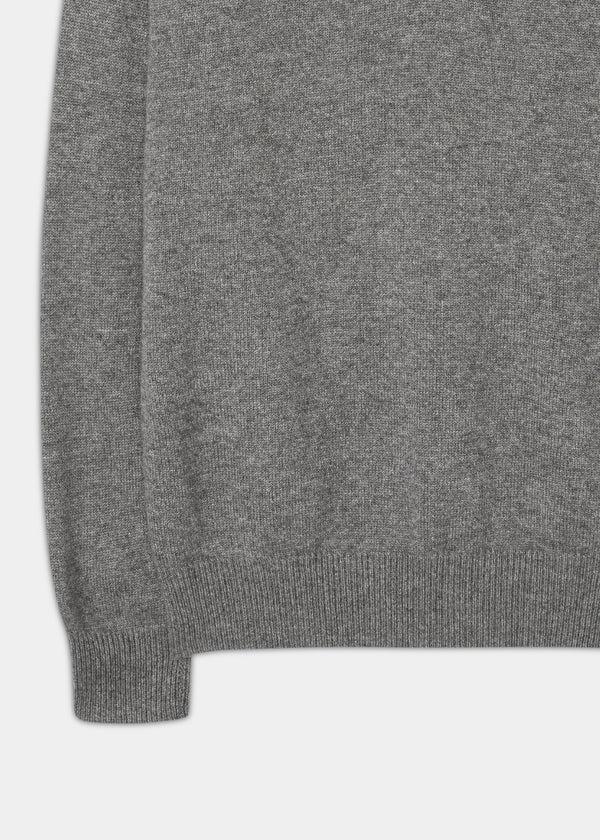 Alan Paine Selkirk Cashmere Jumper In Derby - Classic Fit