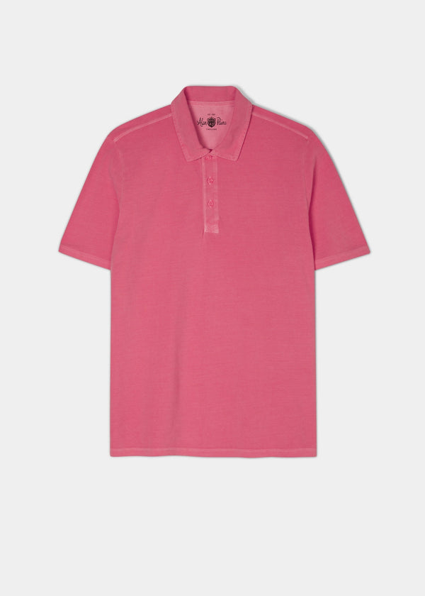 alan paine Weymouth Washed Effect Polo Shirt In Calypso