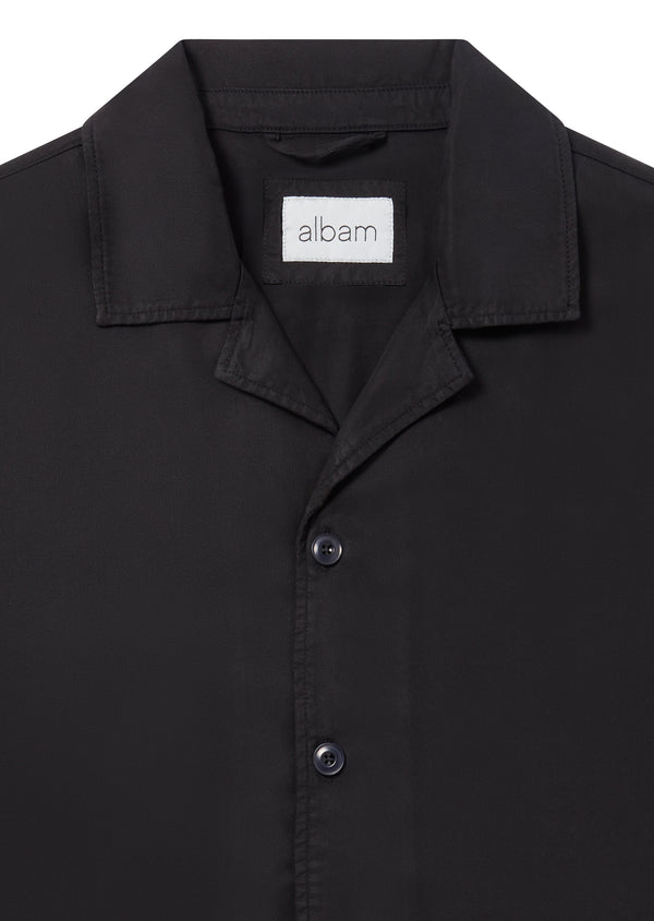 Albam Bowling Shirt In Black