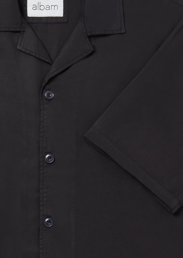 Albam Bowling Shirt In Black