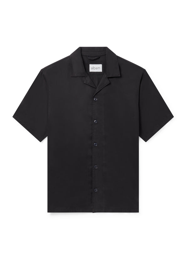 albam Bowling Shirt in Black