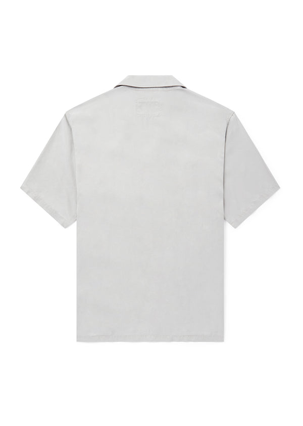 albam Bowling Shirt In Light Grey