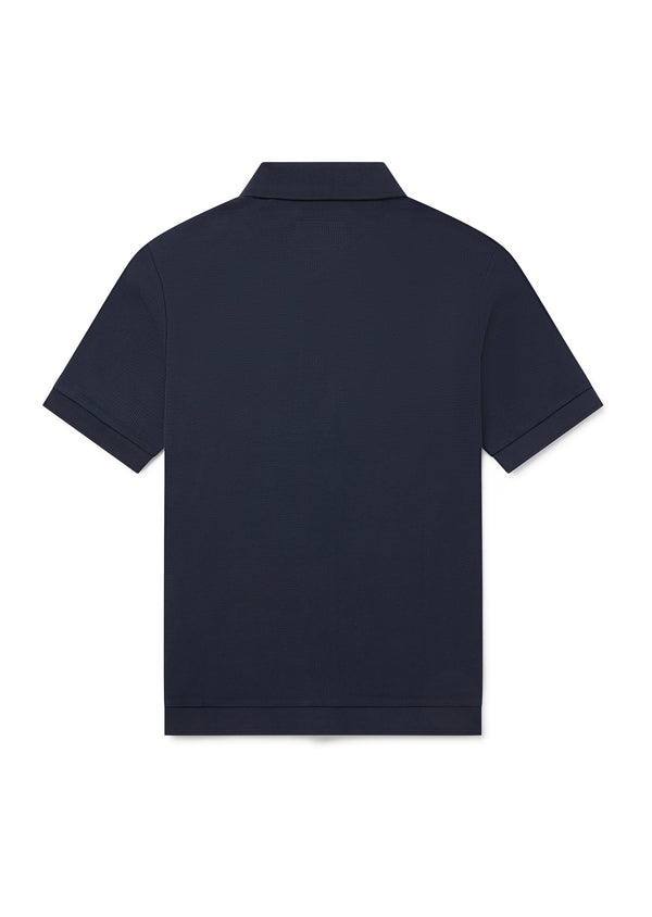 Albam Button Through Top In Dark Navy
