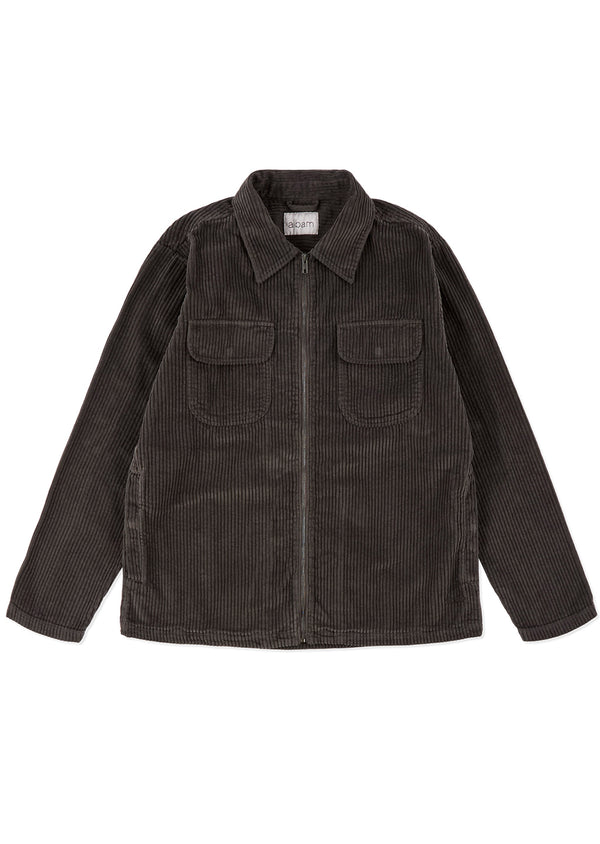albam Cord Clarence Jacket in Charcoal