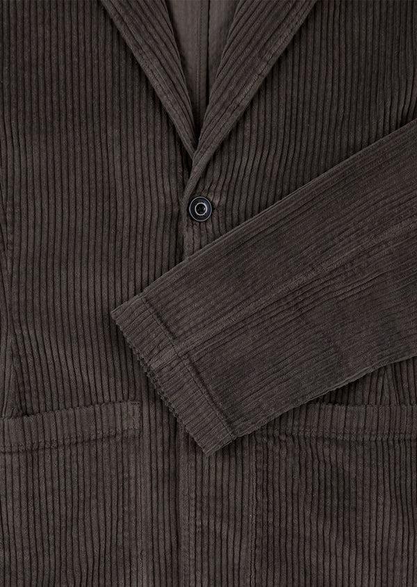 Albam Cord Fairfax Blazer In Charcoal