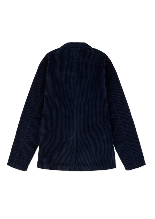 Albam Cord Fairfax Blazer In Dark Navy