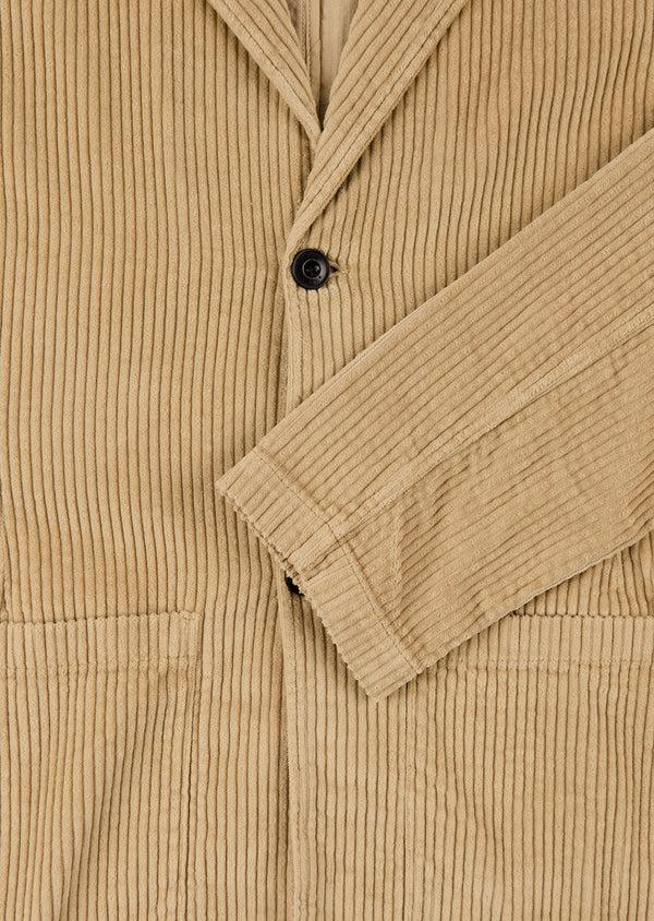 Albam Cord Fairfax Blazer In Stone