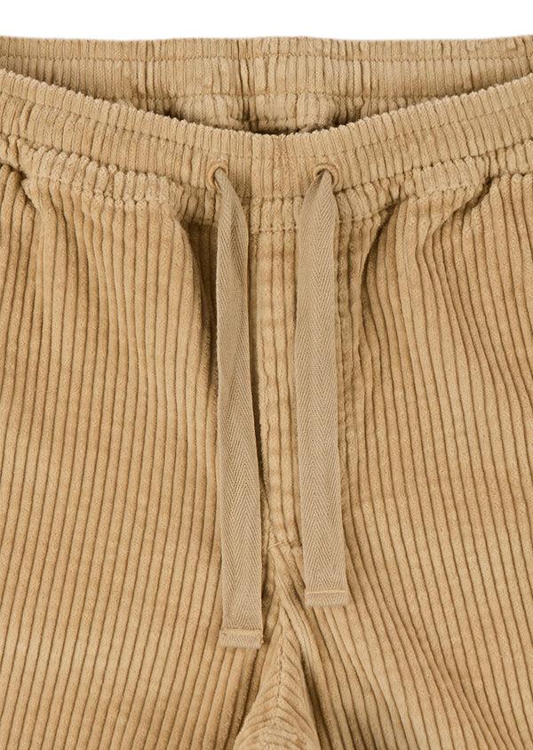 Albam Cord Judd Drawstring Trouser In Stone