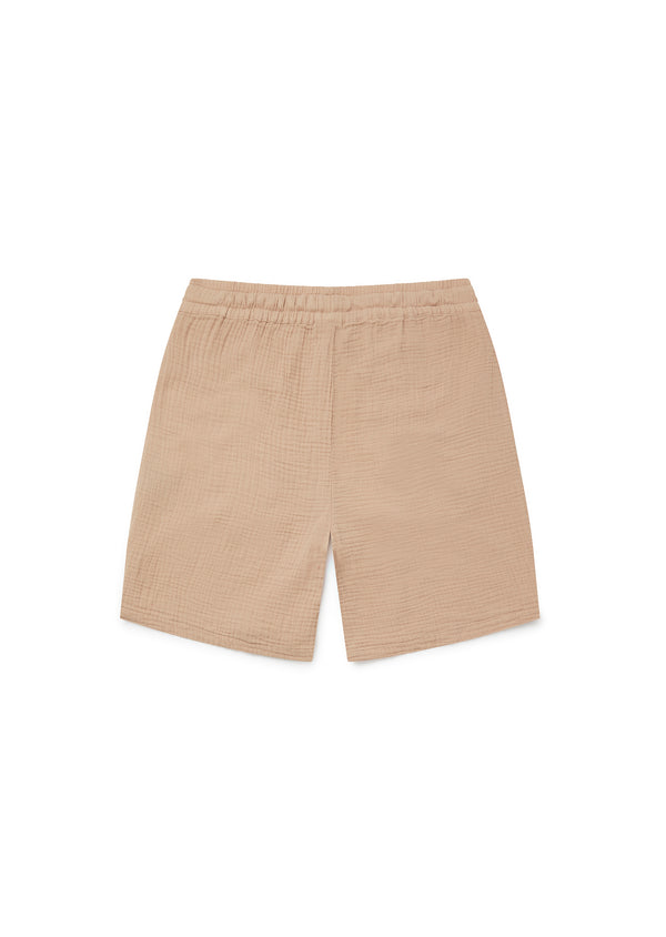 Albam Crinkle Short In Warm Beige