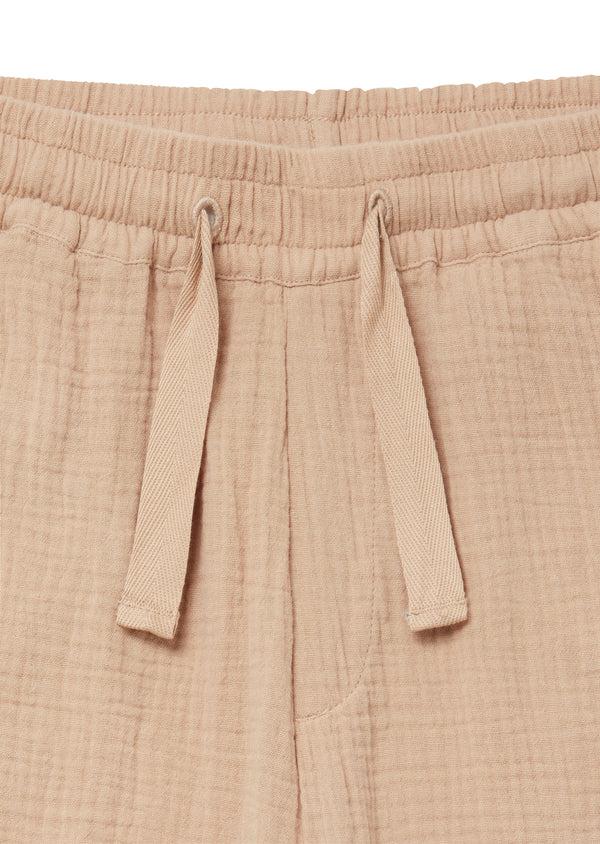 Albam Crinkle Short In Warm Beige