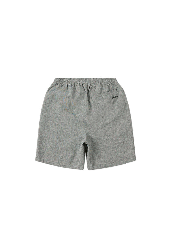 Albam Houndstooth Standed Short In Black & Ecru