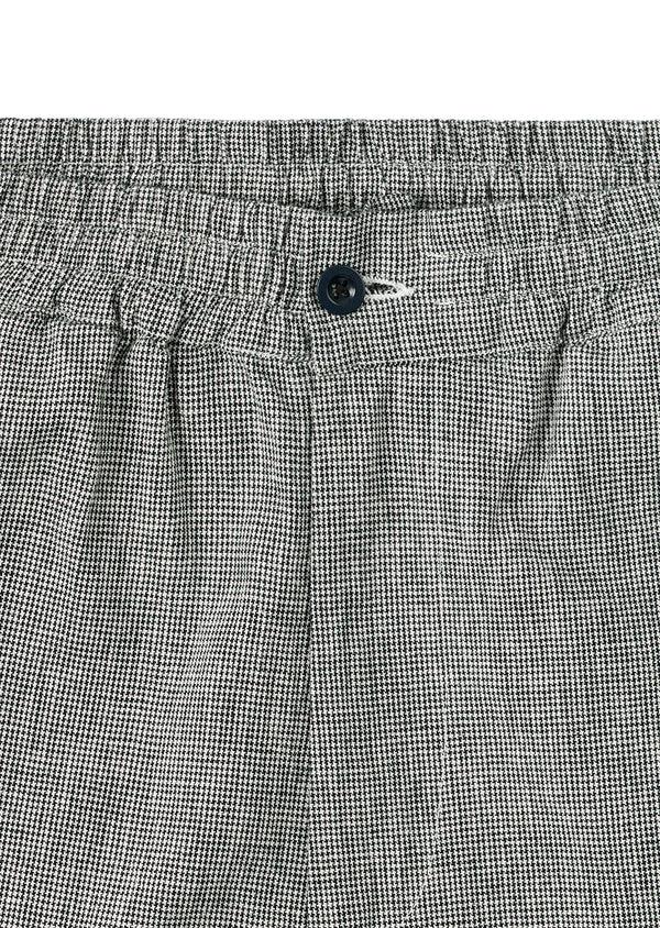 Albam Houndstooth Standed Short In Black & Ecru