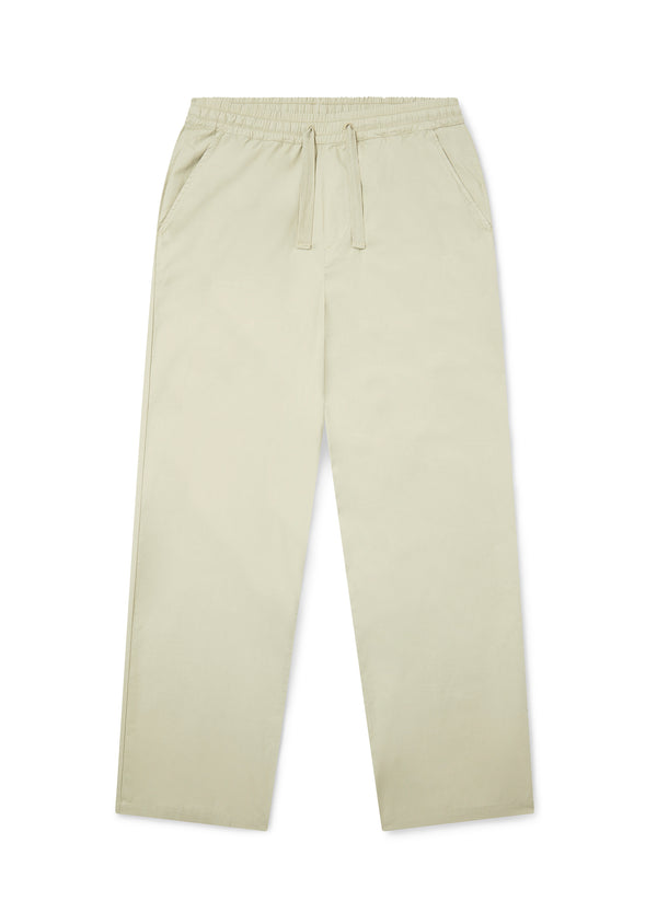Albam Poplin Drawstring Trouser In Eucalyptus