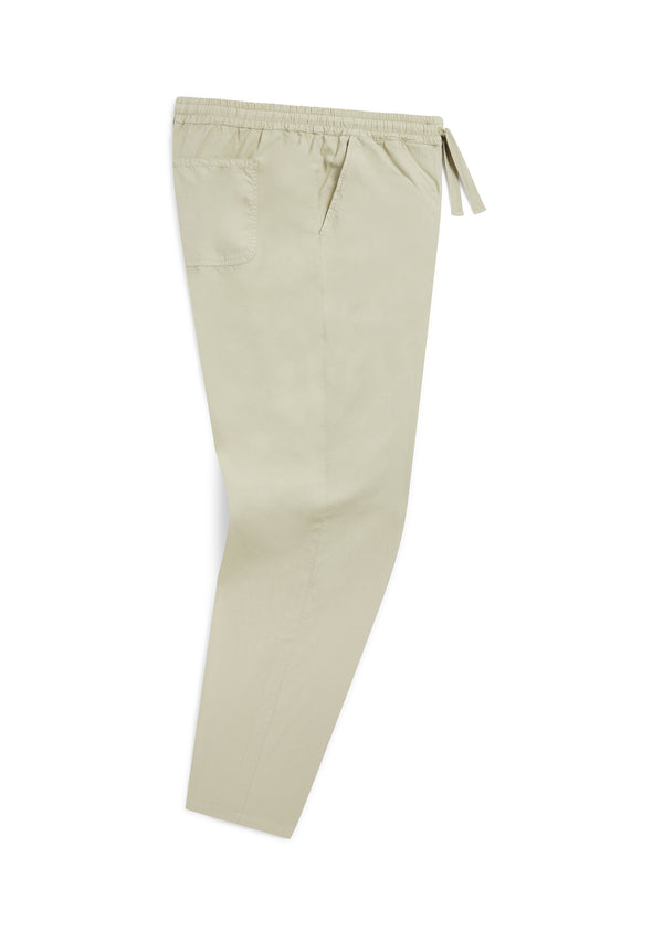 albam Poplin Drawstring Trouser in Eucalyptus