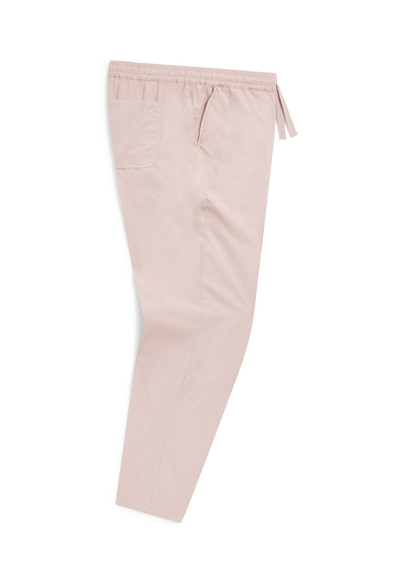 albam Poplin Drawstring Trouser in Washed Pink