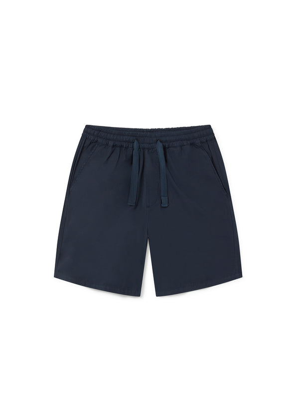 albam Poplin Short in Dark Navy