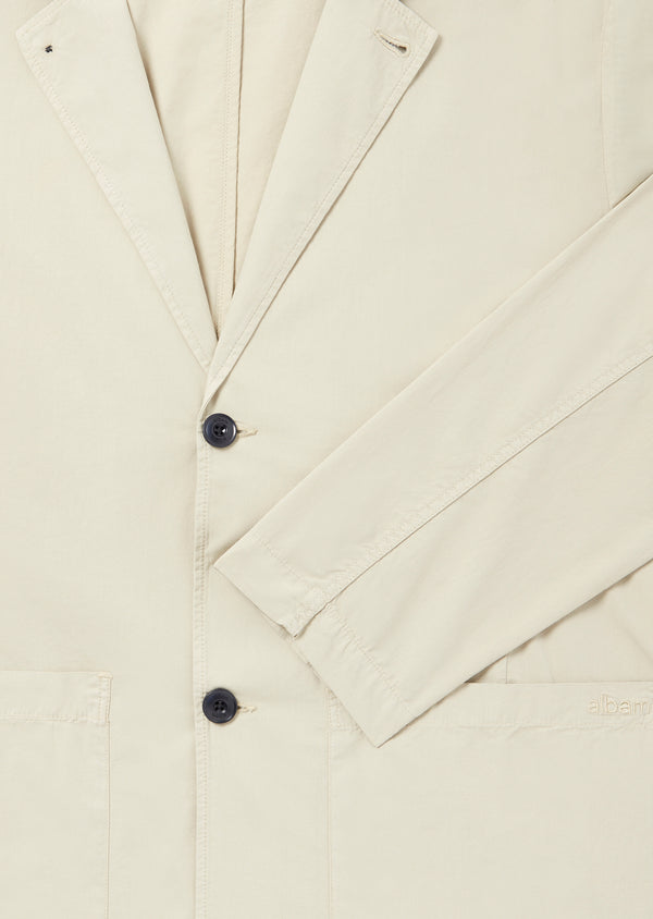 Albam Poplin Unlined Blazer In Eucalyptus