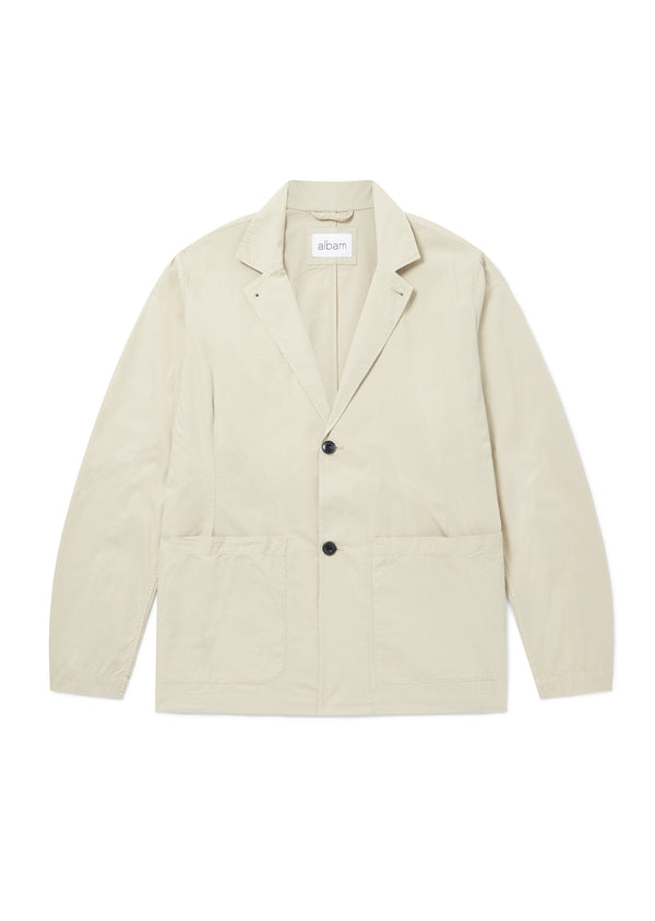 albam Poplin Unlined Blazer in Eucalyptus