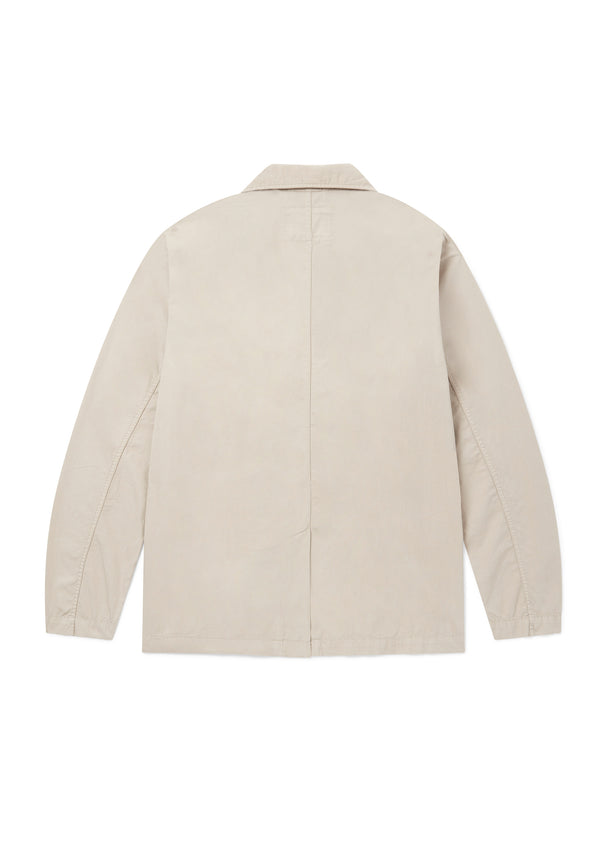 Albam Poplin Unlined Blazer In Vintage Khaki