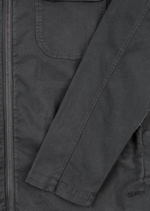 Albam Soft Touch Cotton Clarence Jacket In Grey