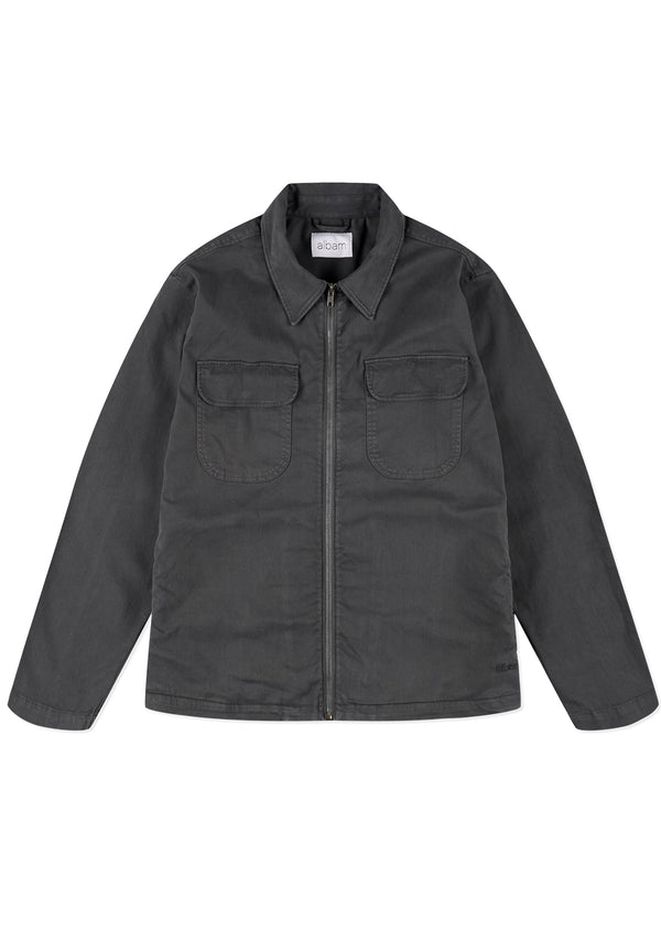 albam Soft Touch Cotton Clarence Jacket in Grey