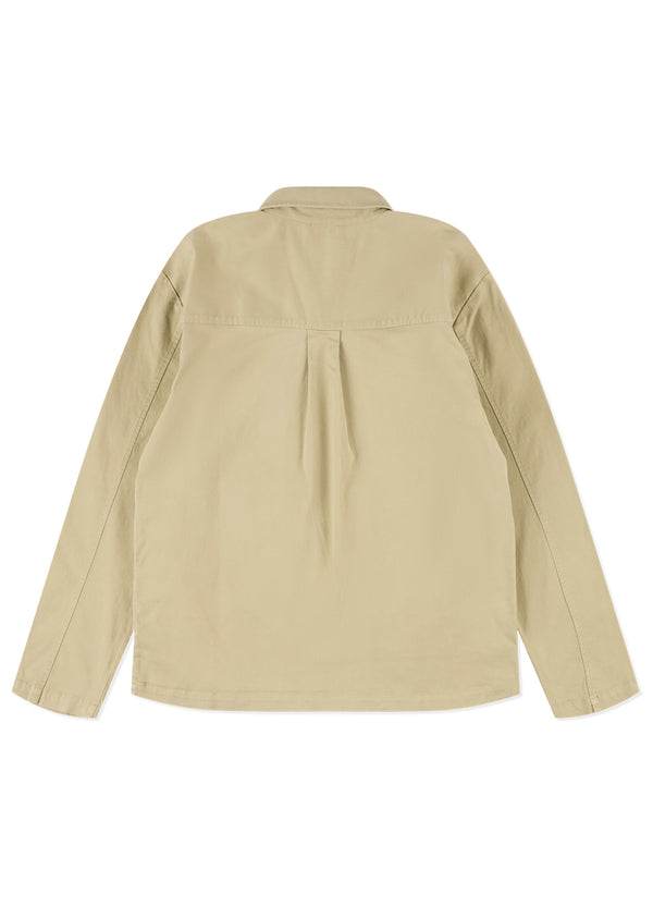 Albam Soft Touch Cotton Clarence Jacket In Taupe