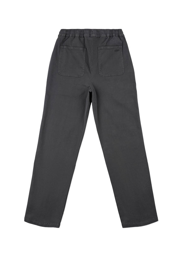 Albam Soft Touch Judd Drawstring Trouser In Grey