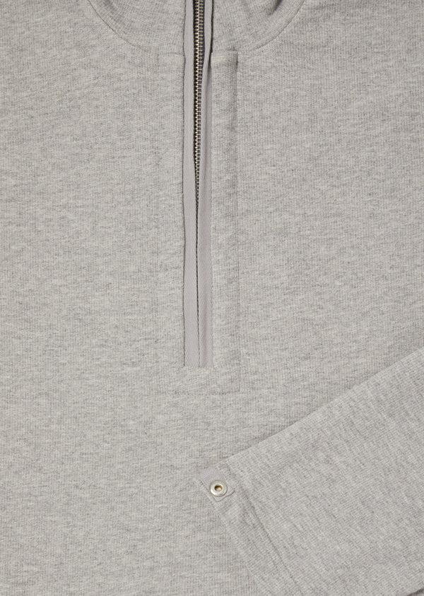 Albam Tor Funnel Sweatshirt In Grey Marl