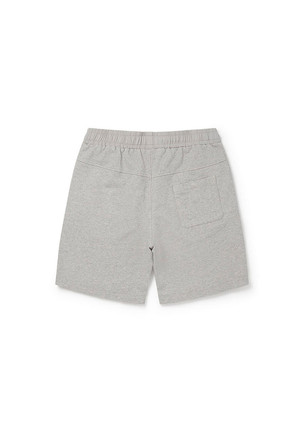 Albam Tor Sweat Short In Grey Marl
