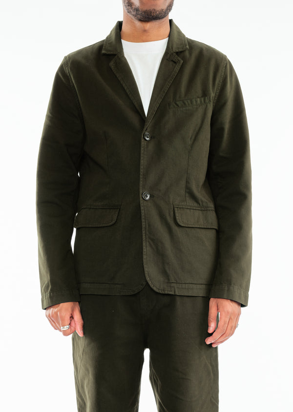 albam Twill Blazer in Green