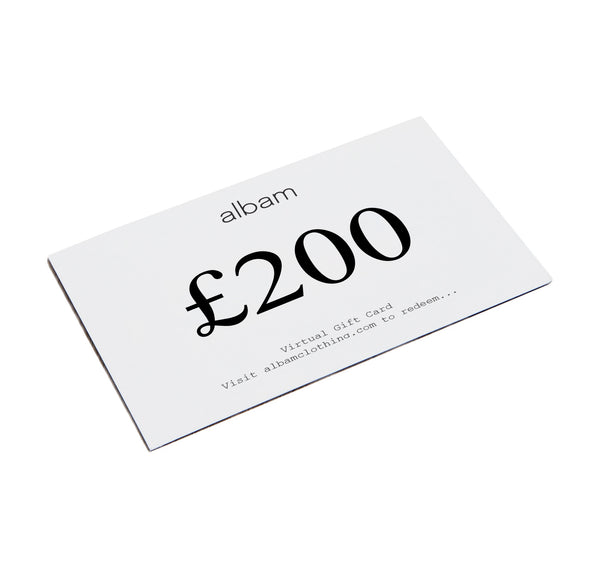 Albam Virtual Gift Card