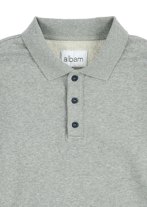 Albam Witley Sweat In Grey Marl