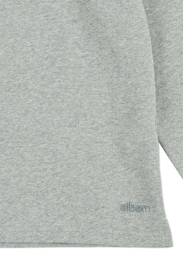 Albam Witley Sweat In Grey Marl
