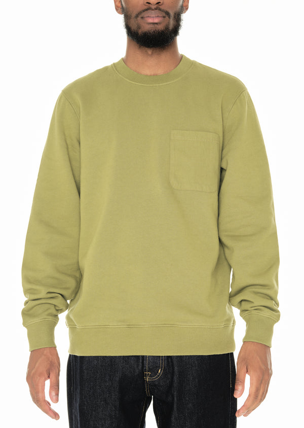 albam Woven Pocket Sweatshirt in Khaki