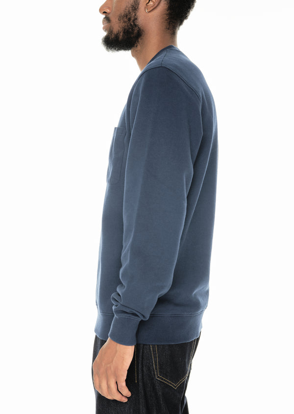 Albam Woven Pocket Sweatshirt In Navy
