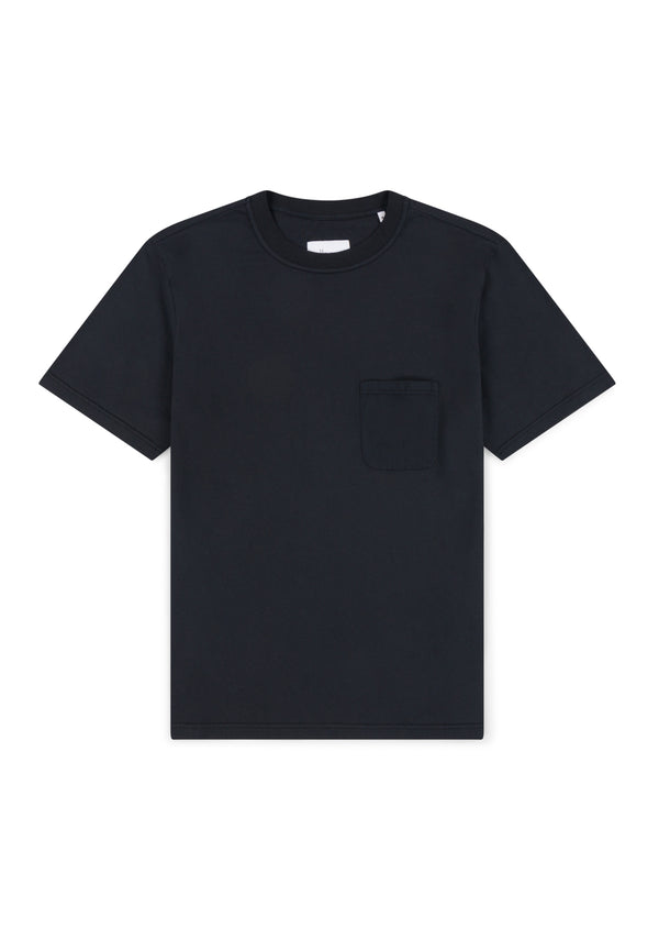 Albam Woven Pocket T-Shirt In Black