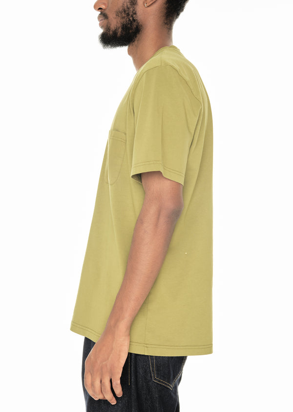 Albam Woven Pocket T-Shirt In Khaki