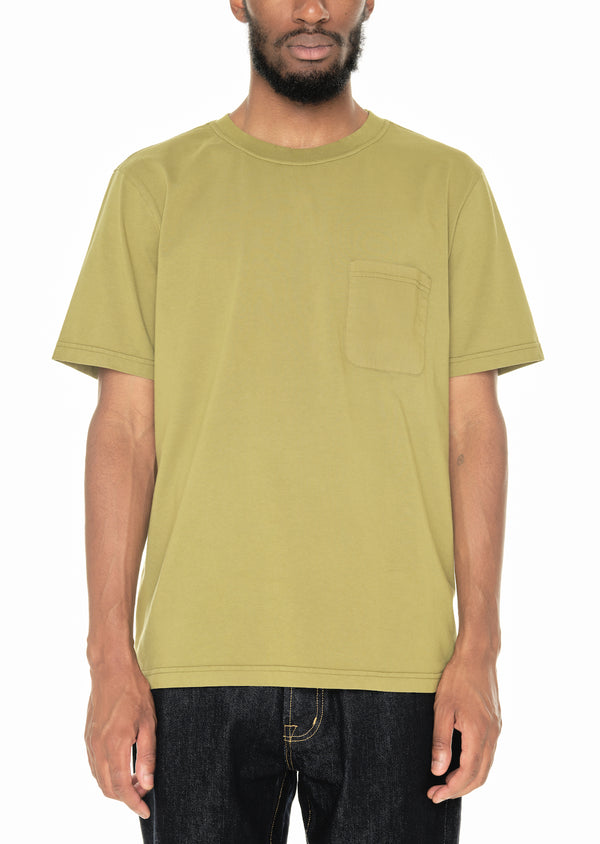 albam Woven Pocket T-Shirt in Khaki