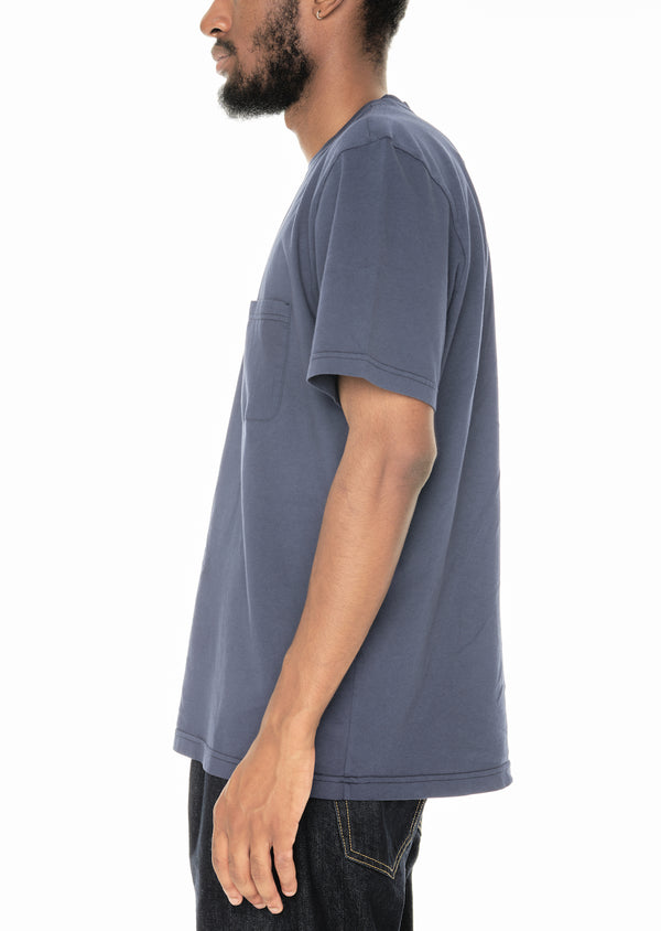 Albam Woven Pocket T-Shirt In Navy