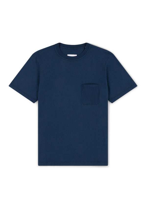 Albam Woven Pocket T-Shirt In Navy
