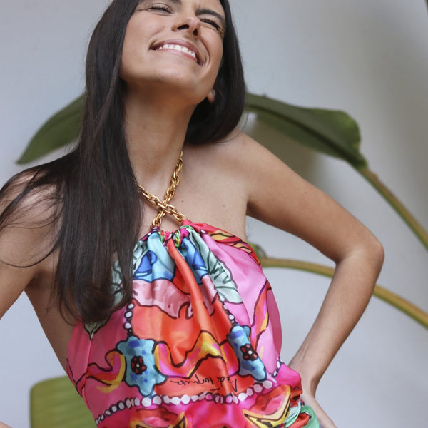 Alameda Turquesa CORALIA TOP - MULTI